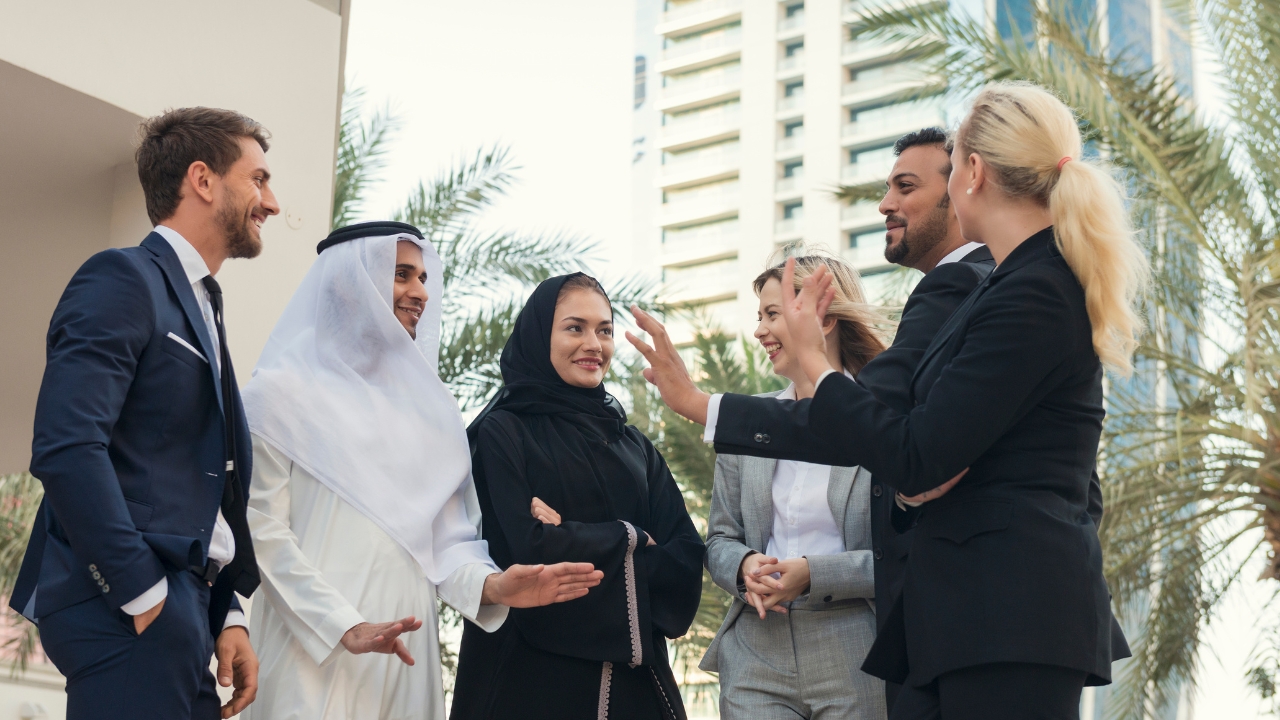 Dubai skyline representing global business opportunities